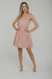Lucy Ditsy Floral Dress In Pink Mix - The Walk in Wardrobe