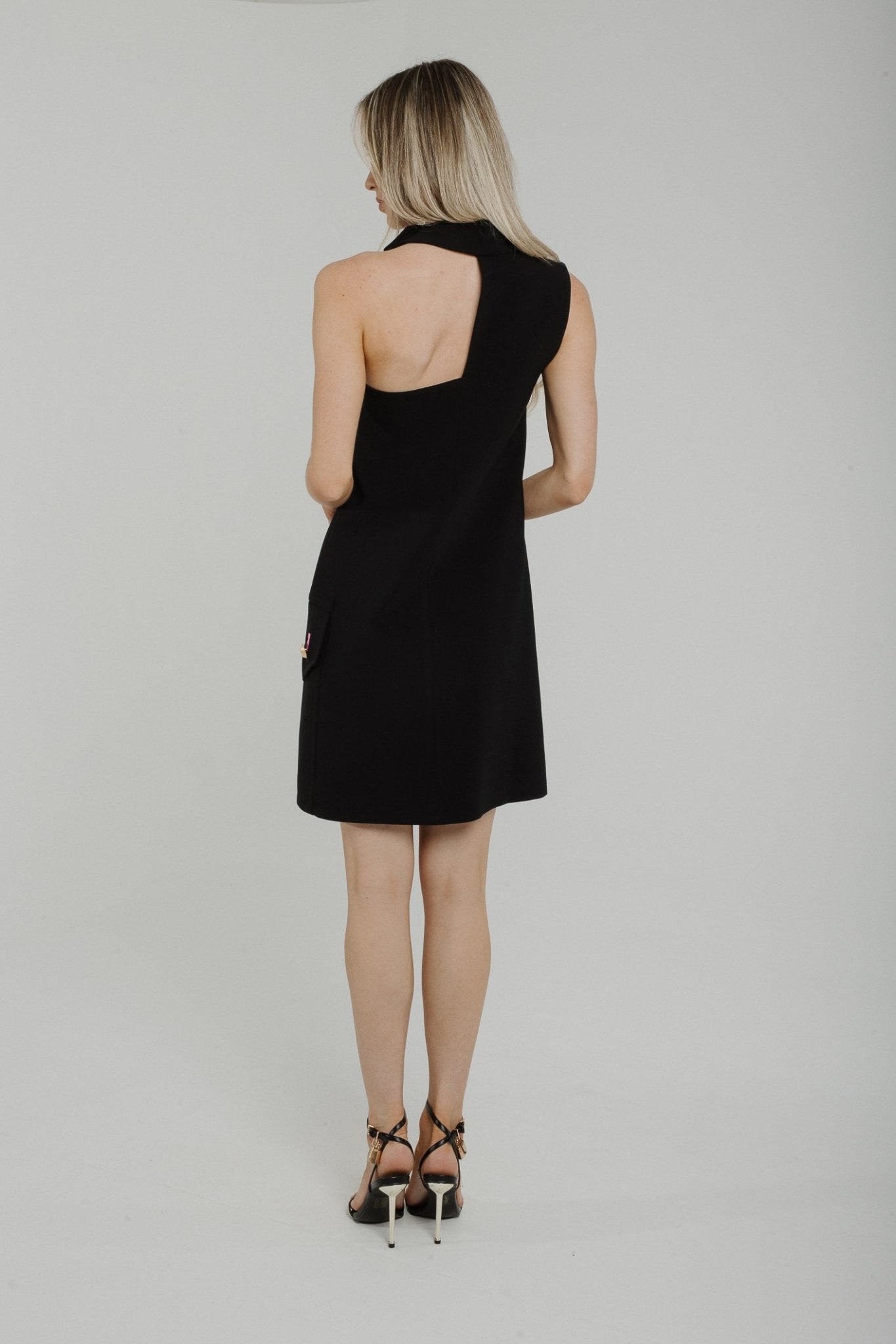 Marissa Cut Out Dress In Black - The Walk in Wardrobe