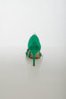 Polly Diamanté Heels In Green - The Walk in Wardrobe