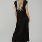 Polly Pleated Dress In Black - The Walk in Wardrobe