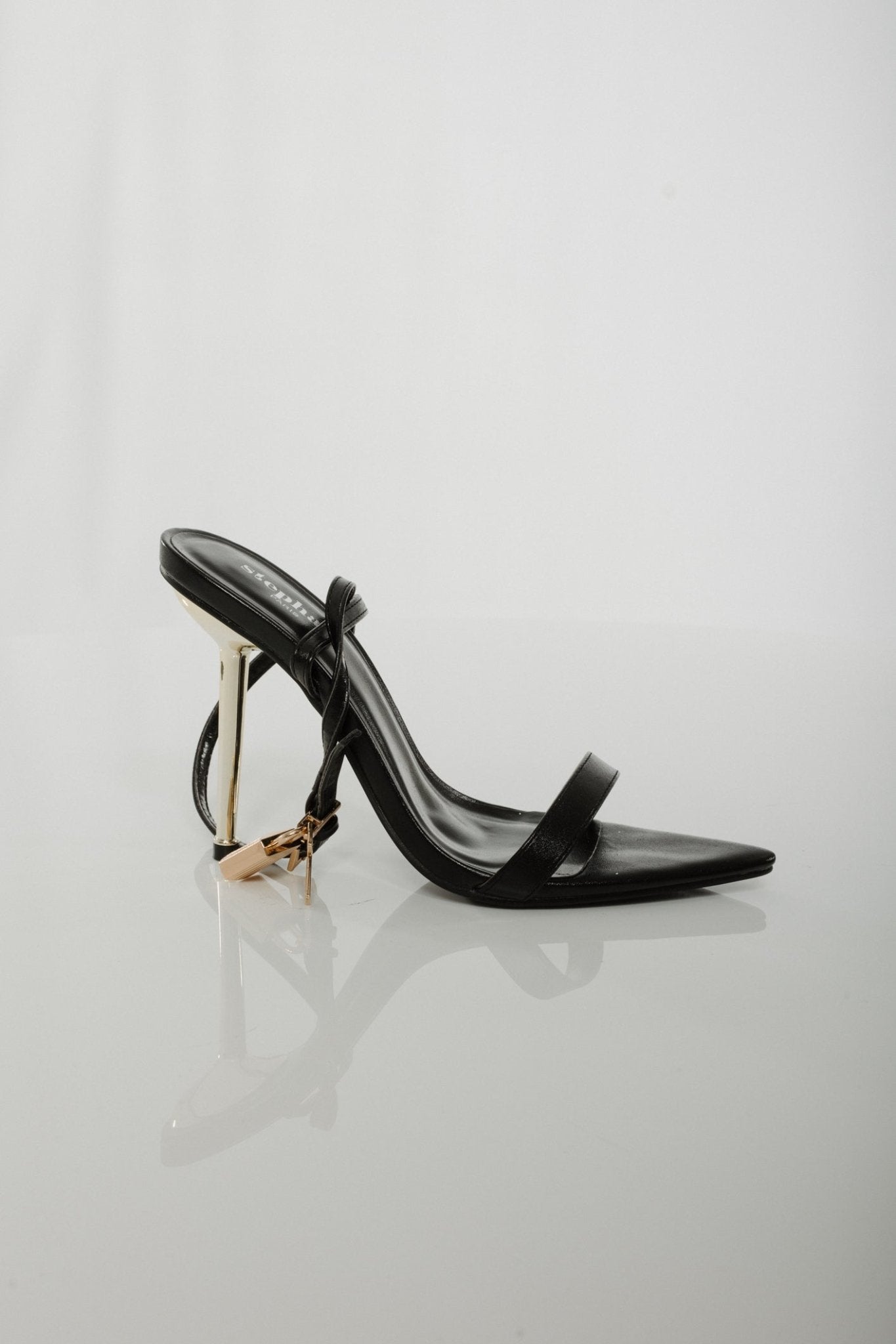 Sadie Pointed Toe Heel In Black - The Walk in Wardrobe