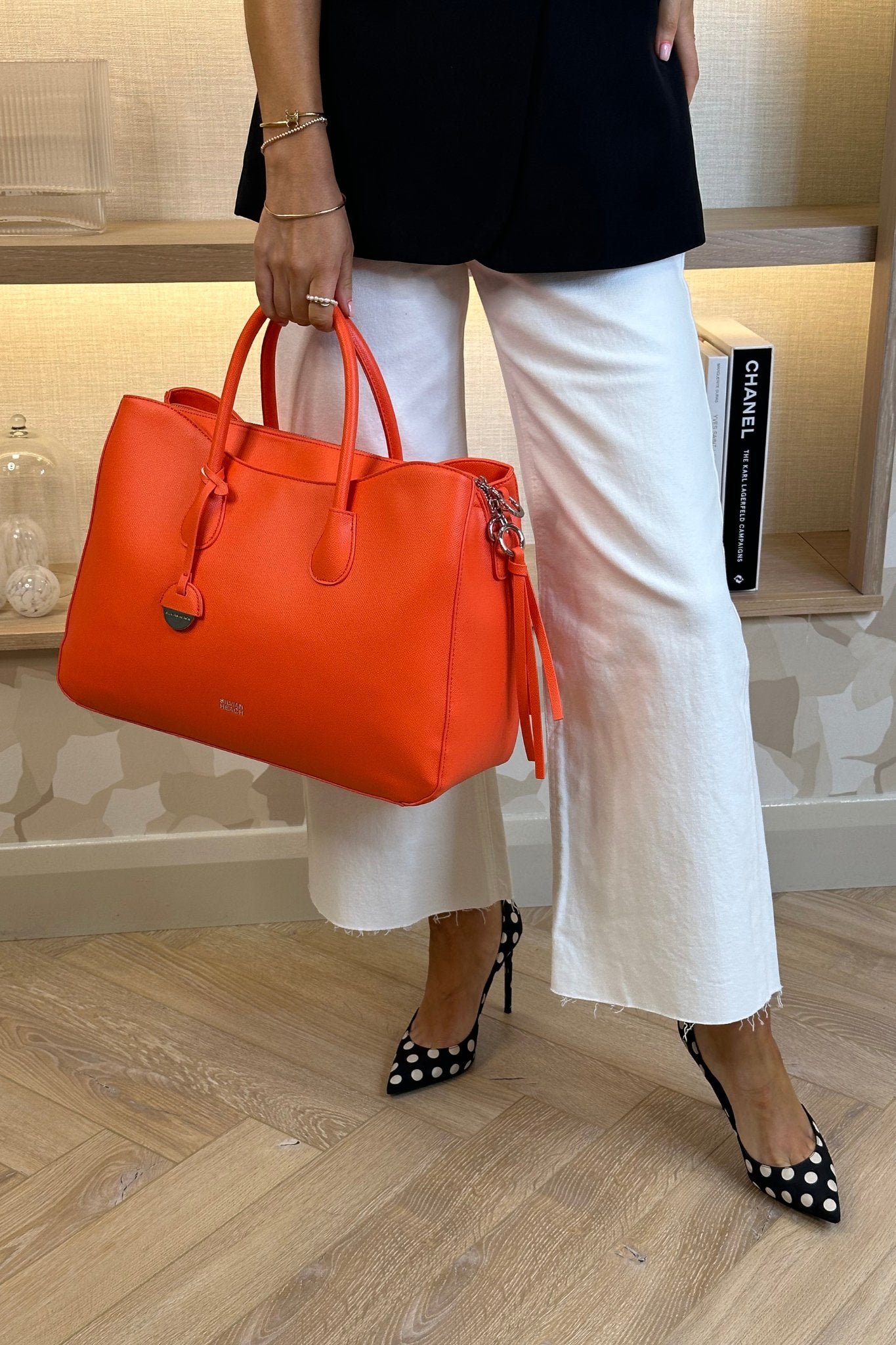 Sophia Bag In Orange - The Walk in Wardrobe