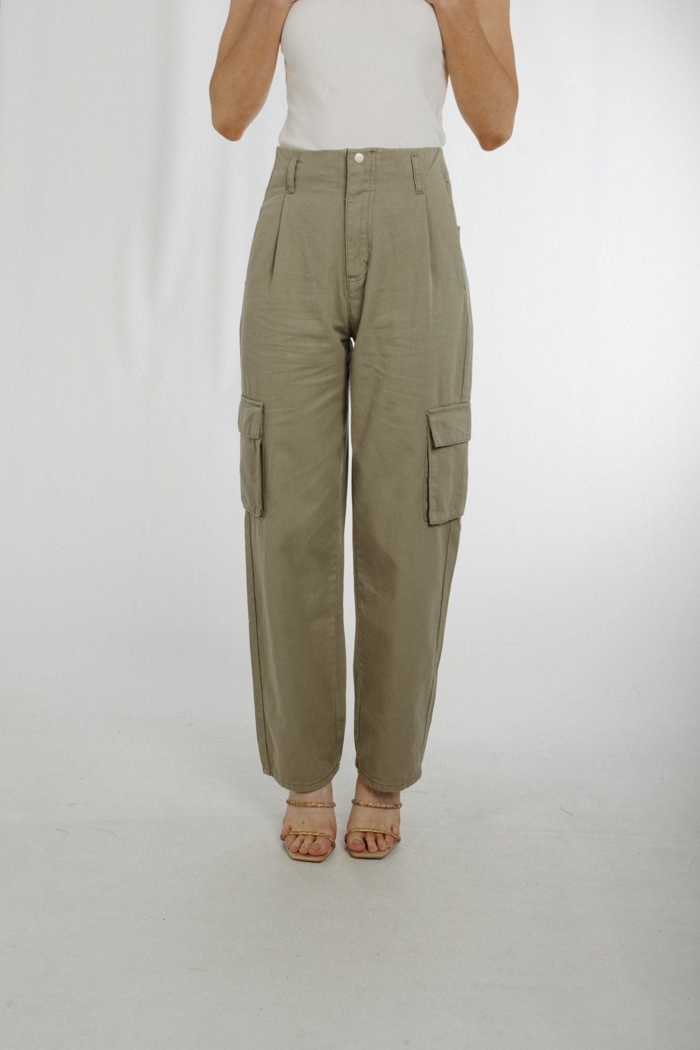 Summer Cargo Trousers In Khaki - The Walk in Wardrobe