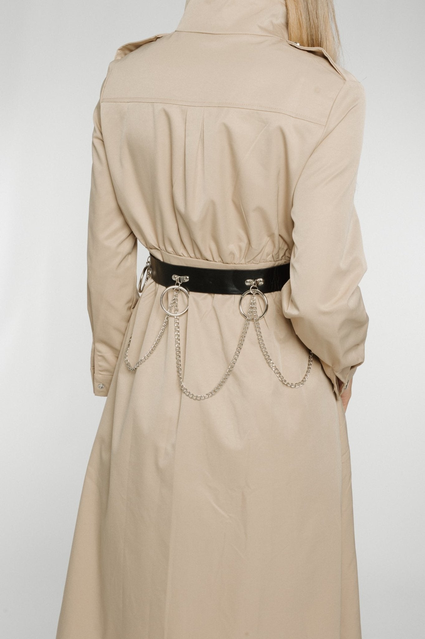 Terri Longline Belted Jacket In Camel - The Walk in Wardrobe