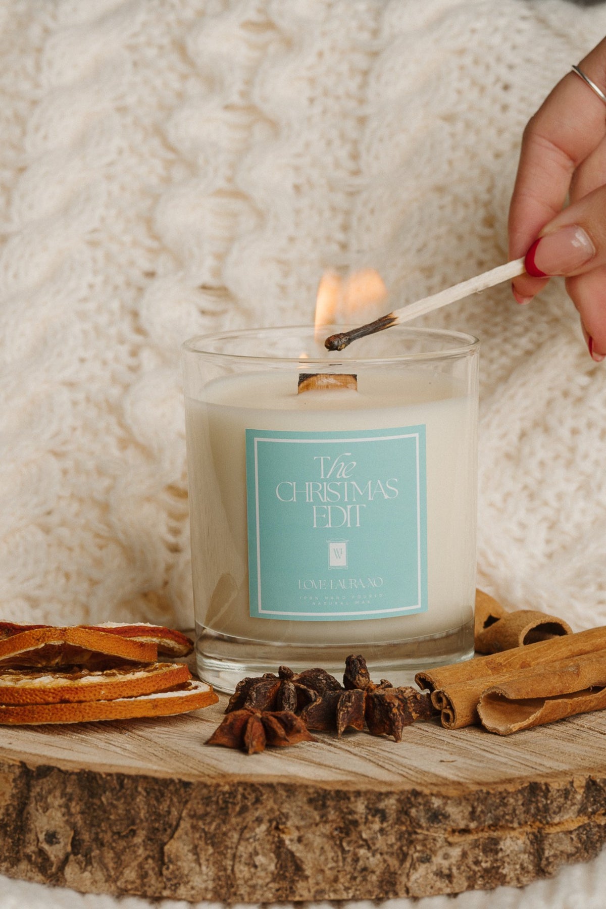 The Christmas Edit Candle Jar - The Walk in Wardrobe