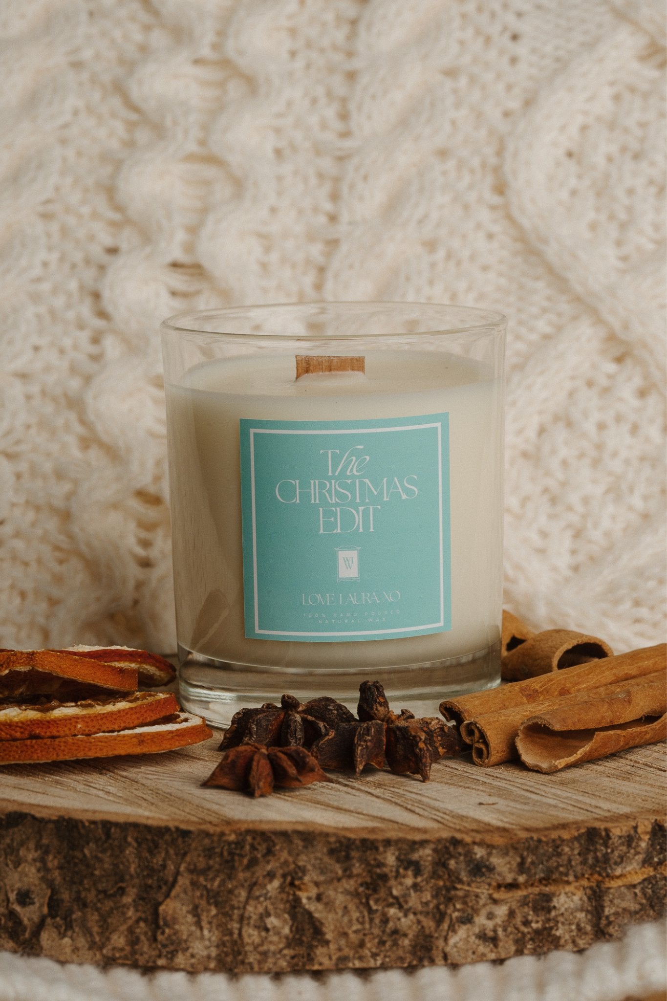 The Christmas Edit Candle Jar - The Walk in Wardrobe