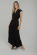 Willow Tiered Maxi Dress In Black - The Walk in Wardrobe
